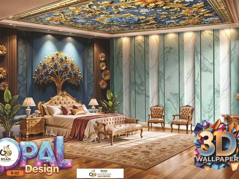 3D Opal Collection design 1 wallpaper from Mian Printing