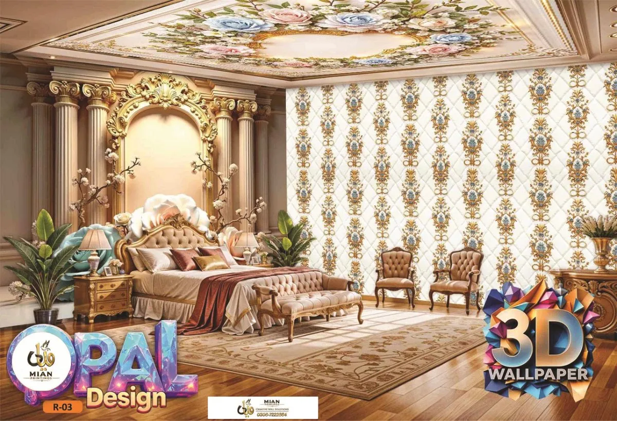3D Opal Collection design 2 wallpaper from Mian Printing