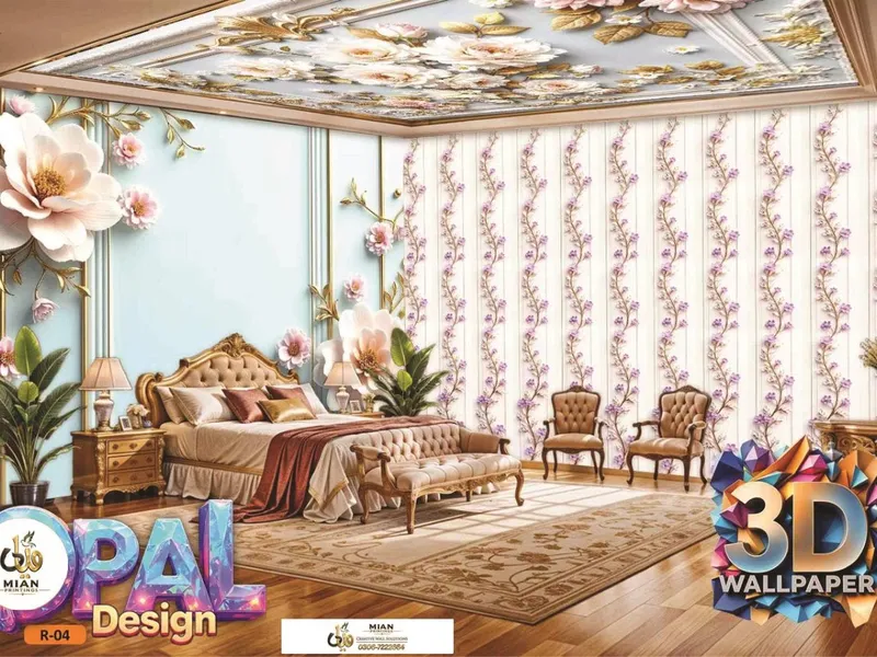 3D Opal Collection design 3 wallpaper from Mian Printing