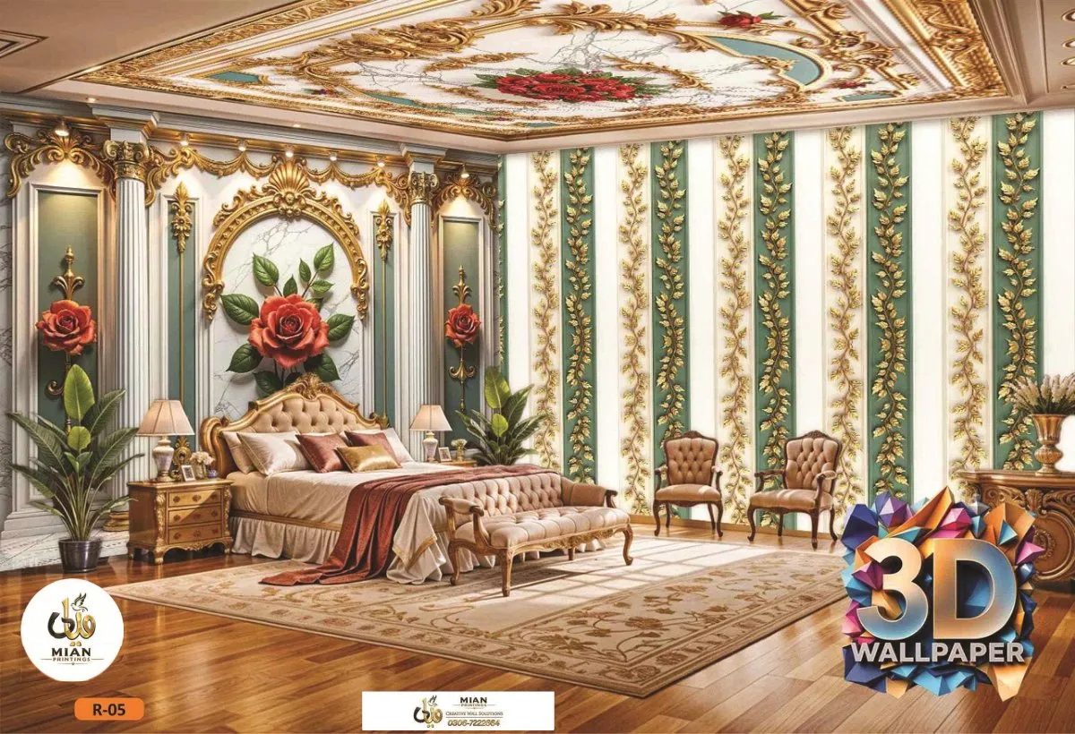 3D Opal Collection design 4 wallpaper from Mian Printing