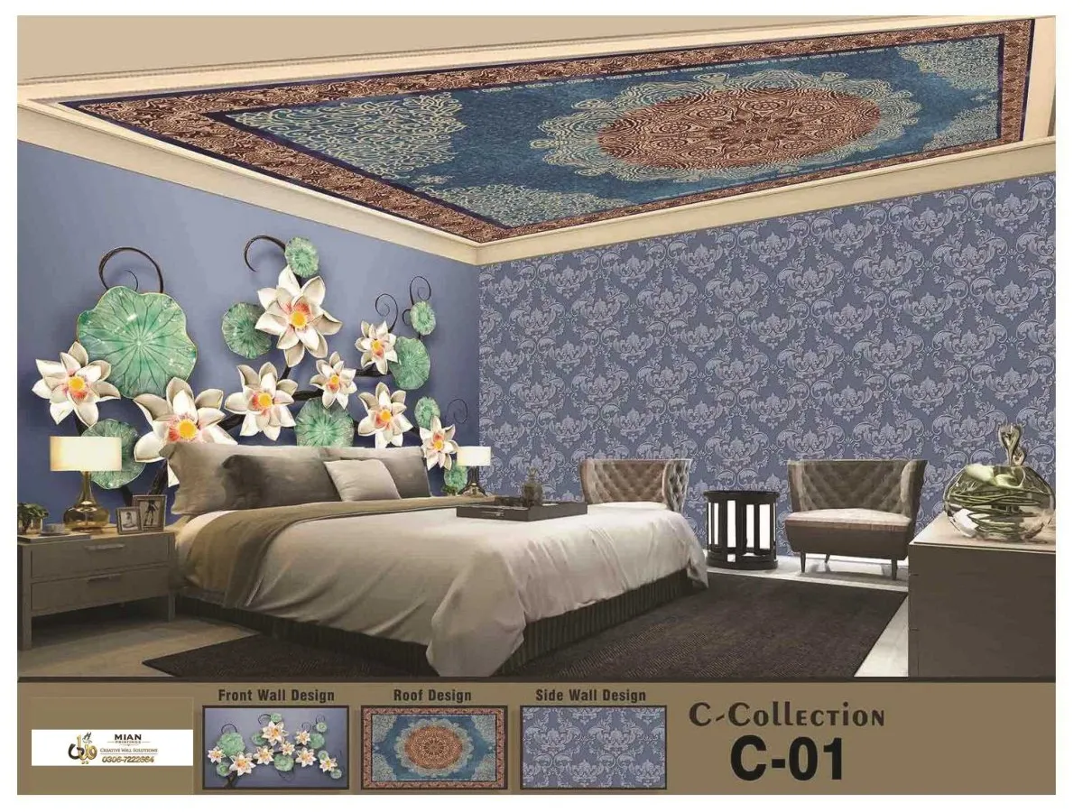 C-Rooms Collection wallpaper design sample from Mian Printing