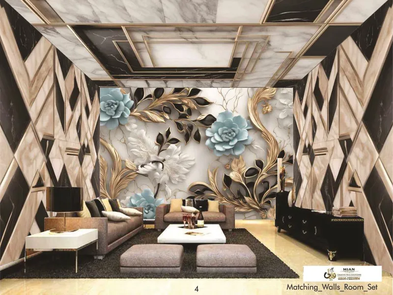 Matching Room Collection design 3 wallpaper from Mian Printing