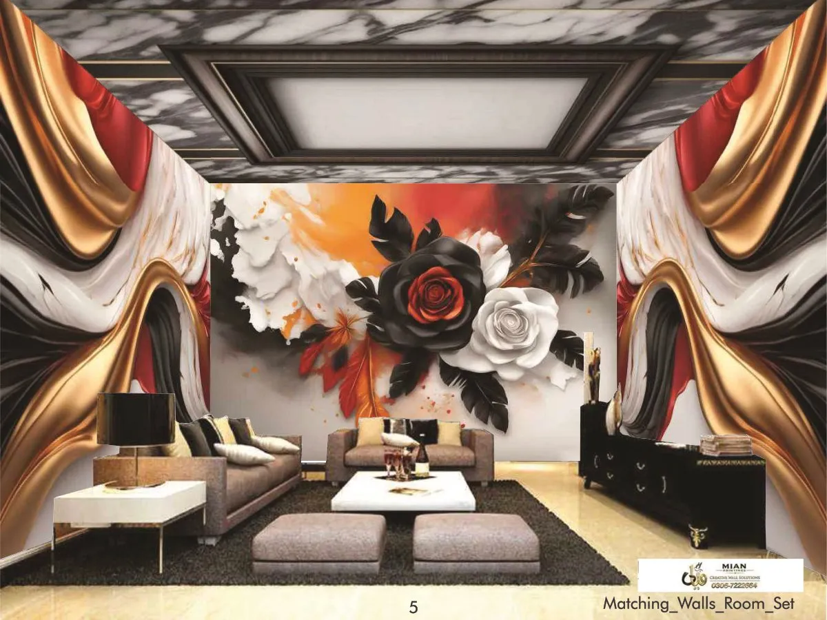 Matching Room Collection design 4 wallpaper from Mian Printing