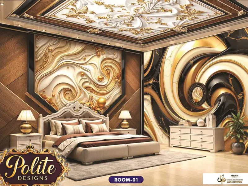 Polite Collection wallpaper design sample from Mian Printing