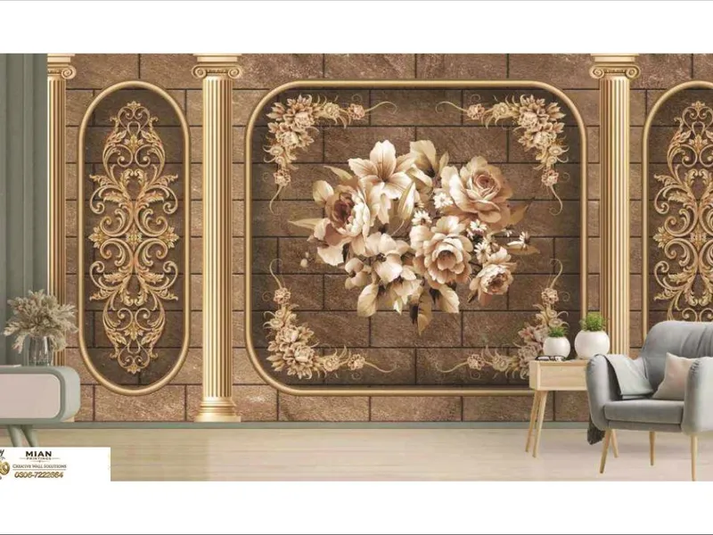 Premium Living & Drawing Room Designs design 2 wallpaper from Mian Printing