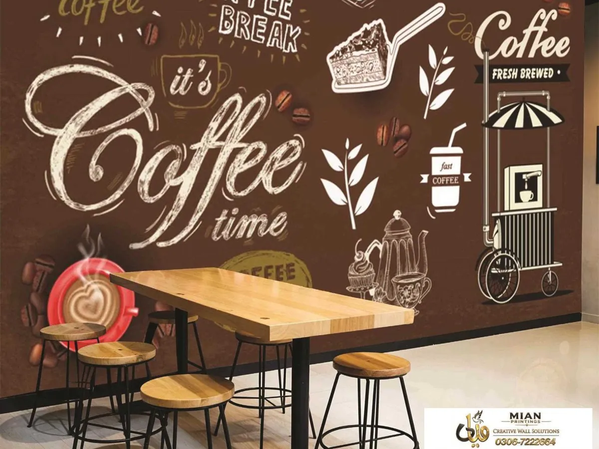 Restaurant Wallpapers design 3 wallpaper from Mian Printing